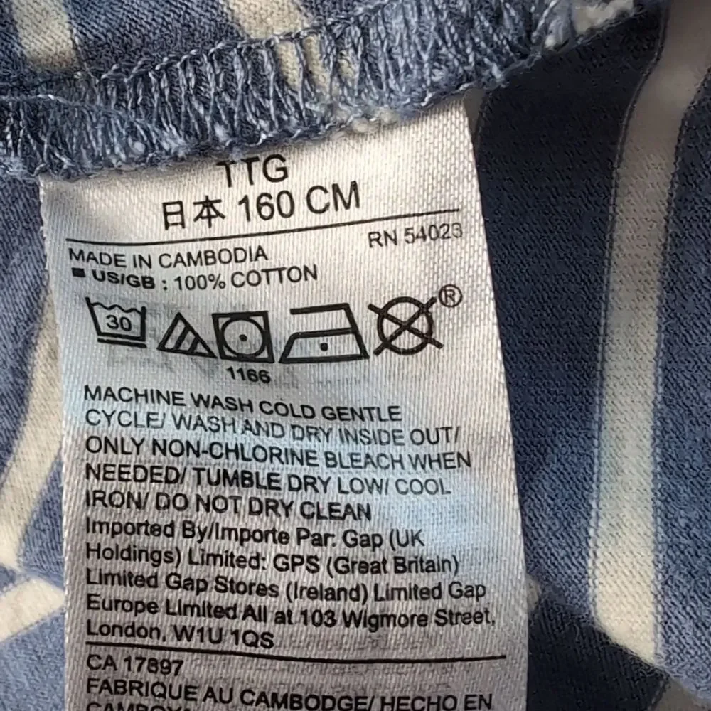 GAP kids dress striped nautical cotton size XXL